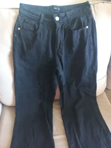 Calça wideleg preta