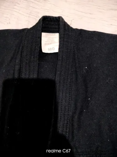 Kimono jiu-jitsu preto M0 completo