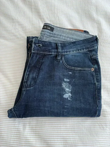 Calça jeans 40 All Side - Detalhes lindos - estado excelente