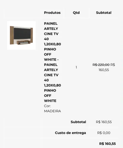 Painel Tv. Hack. Novo desmontado na caixa.