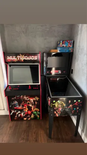 ? FLIPERAMA ARCADE MULTIJOGOS + PINBALL DIGITAL À VENDA ? 