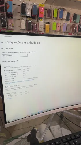 ? MONITOR: R$ 1.200,00 Tela: 23.8" P CURVO Full HD (1920x1080) com 144Hz