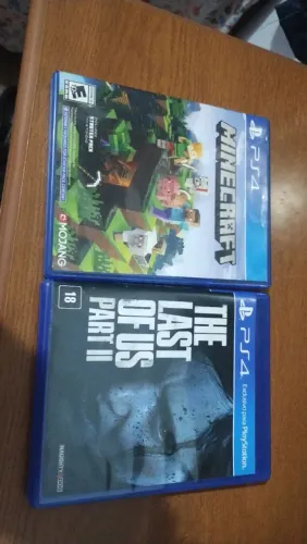 TLOU 2 e MINECRAFT PS4