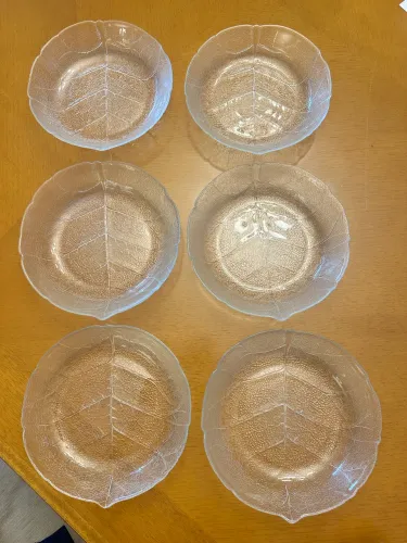 Jogo com 6 pratos fundo arcoroc
