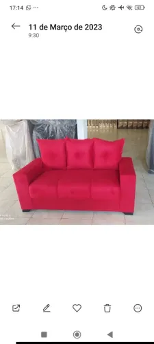 Super Barato!!Sofá 3 lugares com Almofadas+Frete Grátis!!