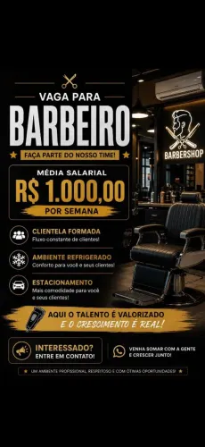 Vaga barbeiro