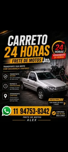 Fretes transporte de moto