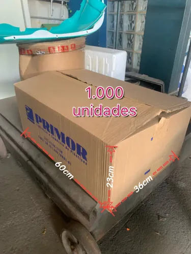 Caixa de papelão 60x36x23cm lote com 1000 unidades