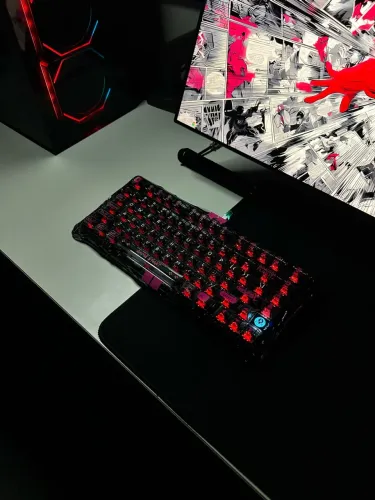 TECLADO MAGNÉTICO GRAVASTAR V75 LITE -novo/lacrado com nota fiscal