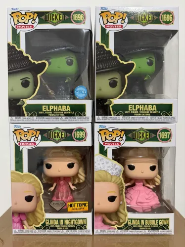 Funkos Glinda e Elphaba Wicked 