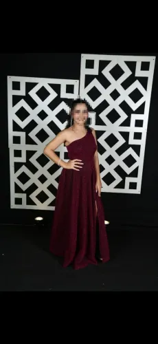 Vestido de festa rosa M/G