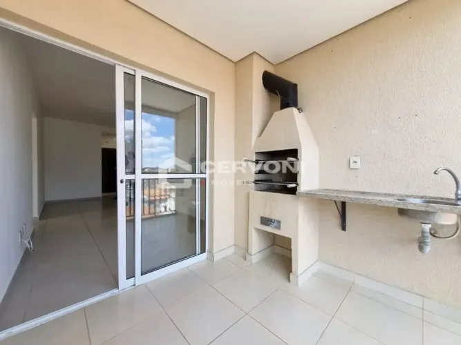 Locação - Imóvel possui 56m², varanda gourmet, com 2 quartos, 1 vaga,