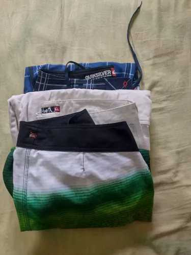 3 bermudas QUIKSILVER original