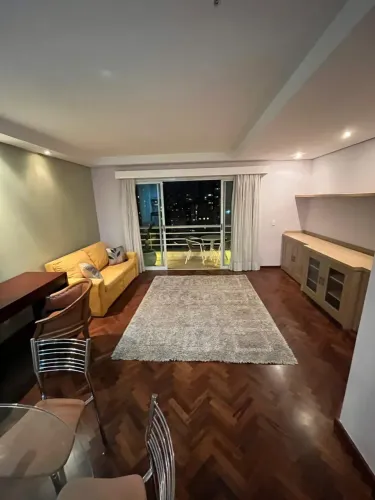 Lindo apartamento 52m², mobiliado , 1 dormitório , 1 vaga , lazer completo em Pinheiros.