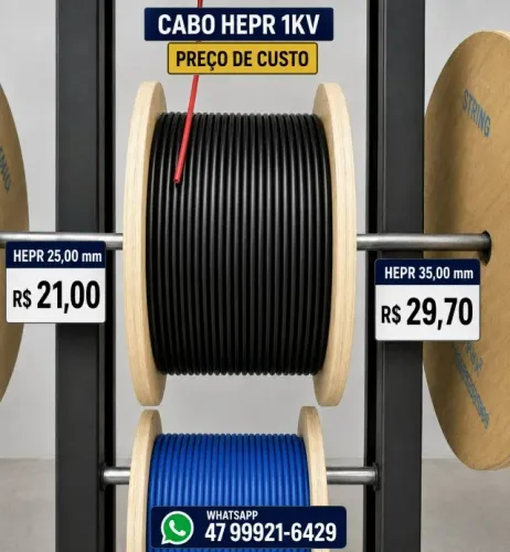 Cabo Subterrâneo HEPR 1 KV Tanto 25,00 mm como 35,00mm preço esta na foto