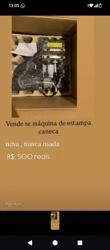 Máquina de estampa caneca 