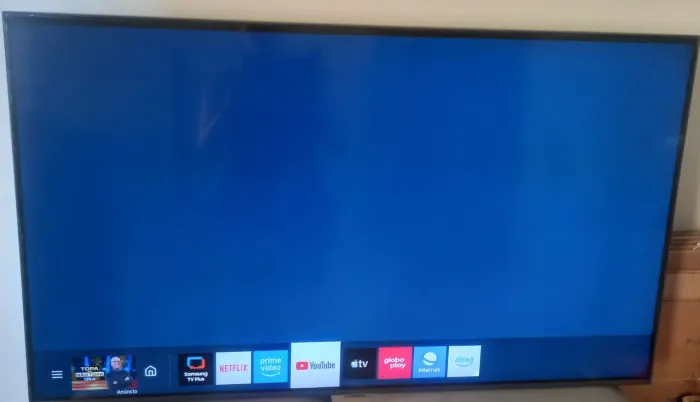 smart tv telão Samsung top de linha 50 4k perfeita. aceito cartão faço entrega 