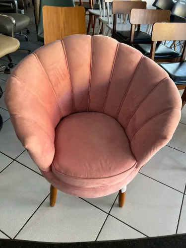 Poltrona pétala rosa 
