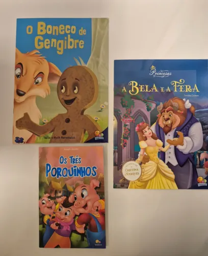 KIT de 3 livros infantis