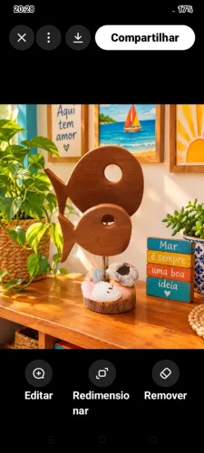 Peça de decoração, artesanal