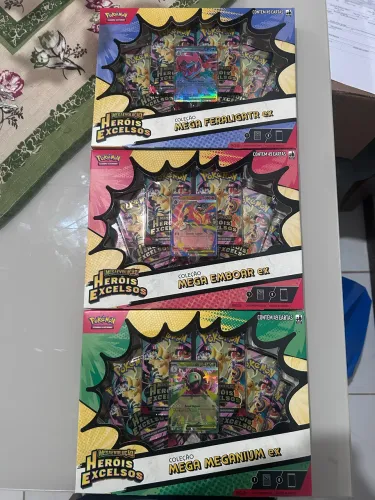 TRIO DE BOX HERÓIS EXCELSOS