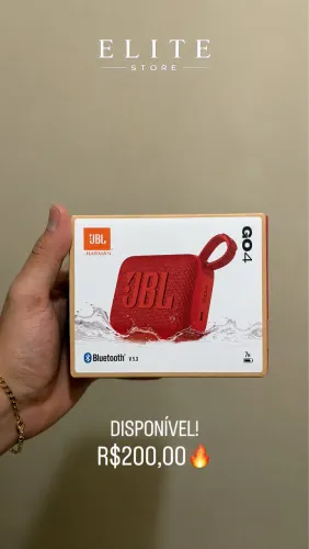 Caixa de som JBL GO 4