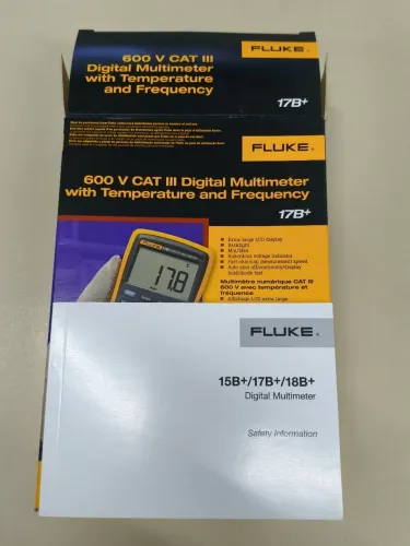 Multímetro digital Fluke 17 B+, novo na caixa