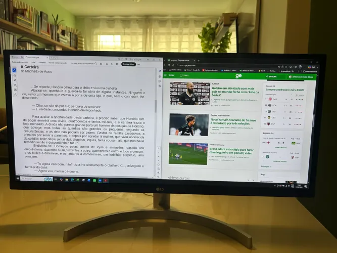Monitor LG UltraWide 29" IPS Full HD 75Hz com Som Integrado (29WK600-W)