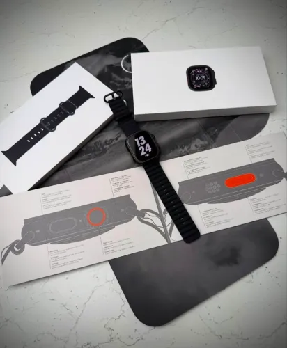 Apple Watch Ultra 3 49mm - black | pulseira ocean - lacrado