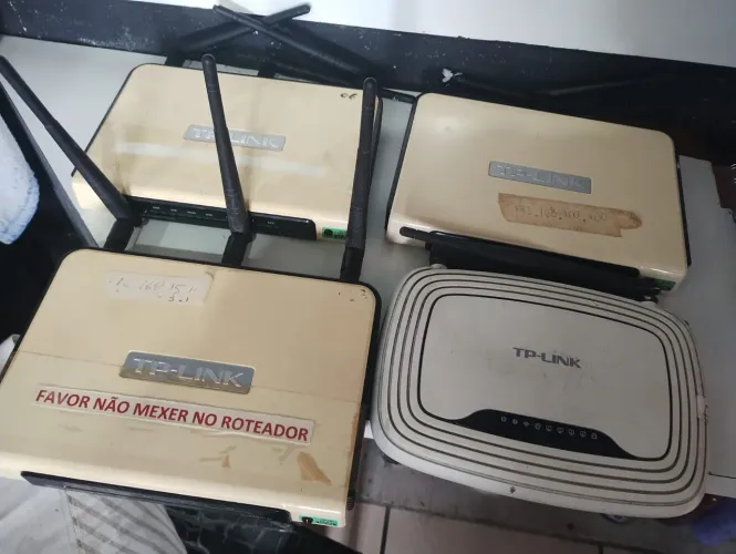 4 roteadores TP Link
