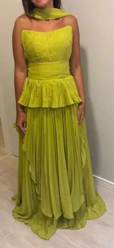 Vestido de festa verde