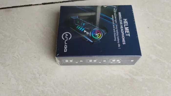 Fone de ouvido bluetooth p/ capacete de moto