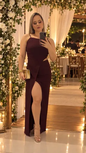 Aluga-se Look completo para sua festa ! Bolsa , vestido e sapato. 