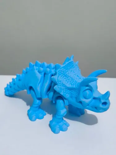 Triceratops Articulado 3D 7x15cm