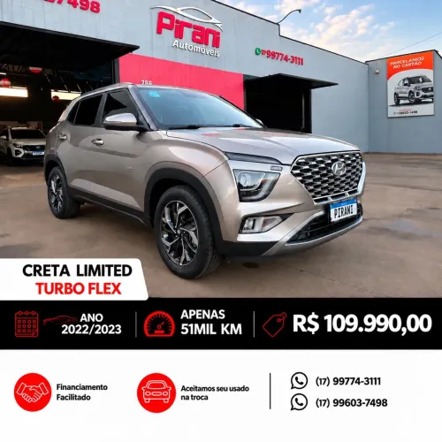 Hyundai Creta Limited 1.0 TB 12V Flex AUT 2023