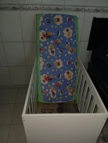 Berço 3 em 1 com colchão 