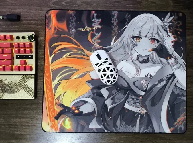 Mousepad Utopia Blackblade V5 Control 490mm x 420mm Poron Soft