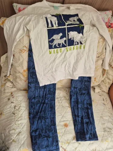 Pijama manga longa infantil