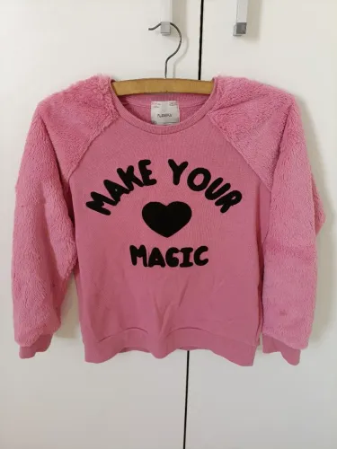 Blusa de moletom infantil 