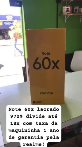 Note 60x 128 gb novo lacrado
