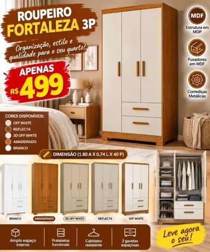 Guarda roupa solteiro