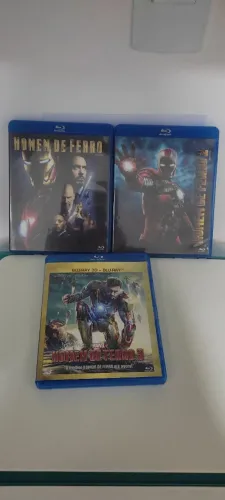 Trilogia Homem de Ferro - Bluray