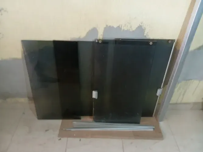 Janela blindes 2m comprimento por 1m altura completa