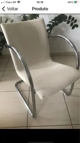 Cadeira cromada