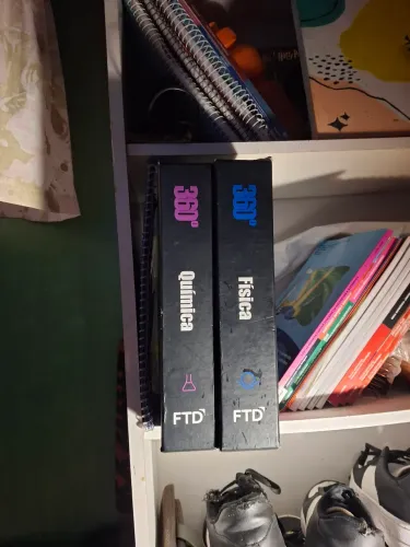 2 box livros 360° - física e química - 12 livros