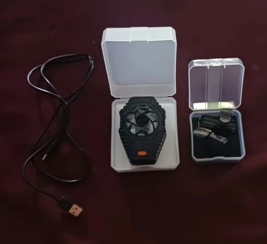 Cooler para Celular Gamer + Gatilhos Free Fire/PUBG - Pouco Uso