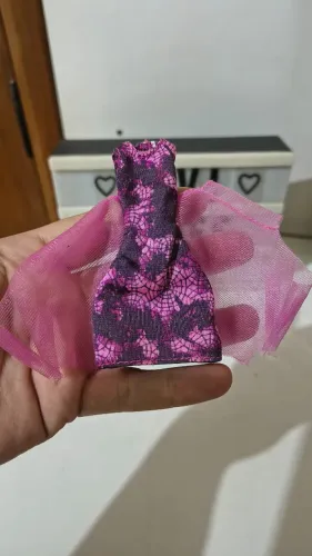 Monster high acessórios vestido haunted draculaura