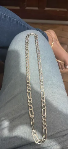 Vende se cordão de prata 10 milímetros, prata 925