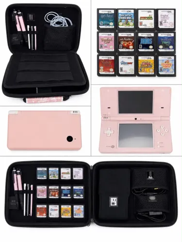 Nintendo DSI, com case, jogos e acessórios