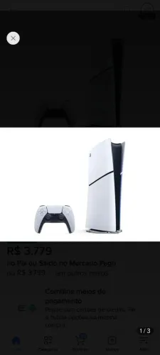 ? CONSOLE PLAYSTATION 5 SLIM - EDIÇÃO DIGITAL (825 GB)